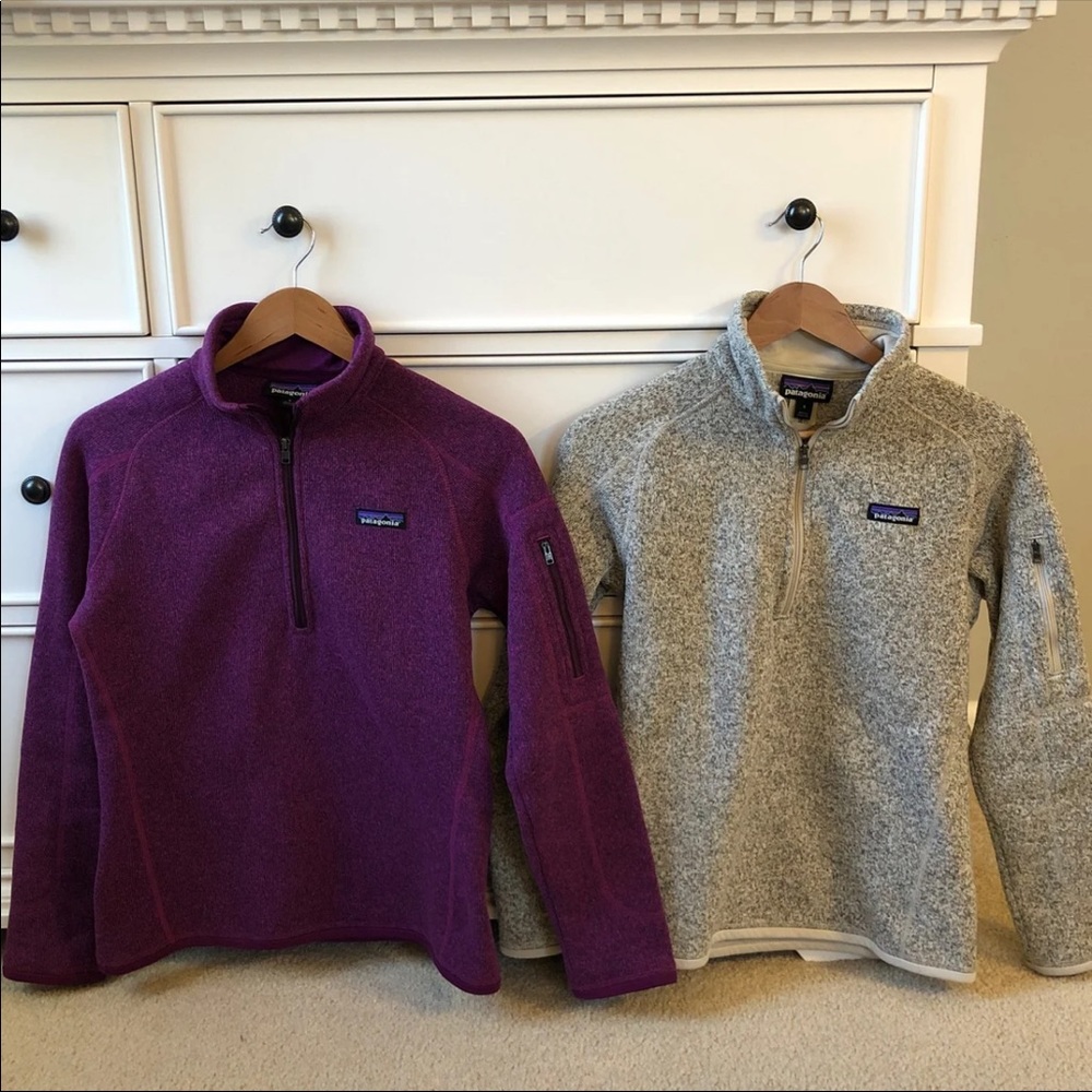Bundle 2 Patagonia Better Sweaters 1/4 Zip Jackets - Picture 1 of 13